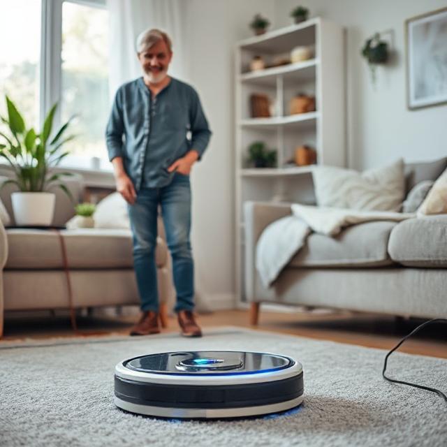 homeowner watching ai working
