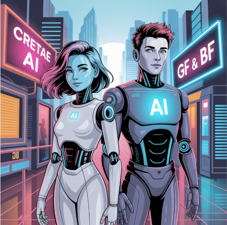 create AI Gf with populam platform
