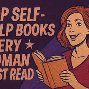 an women reading a book