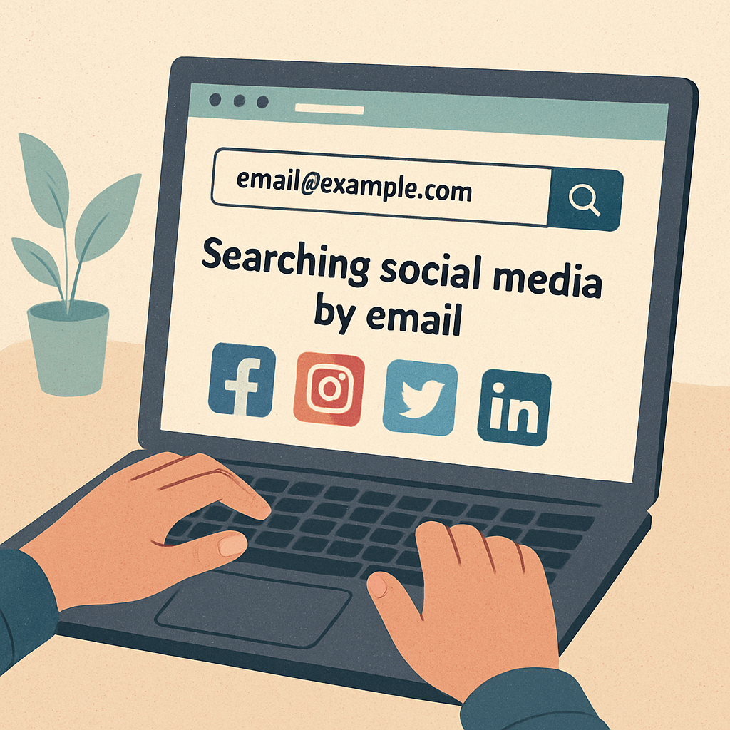 Locate social media accounts